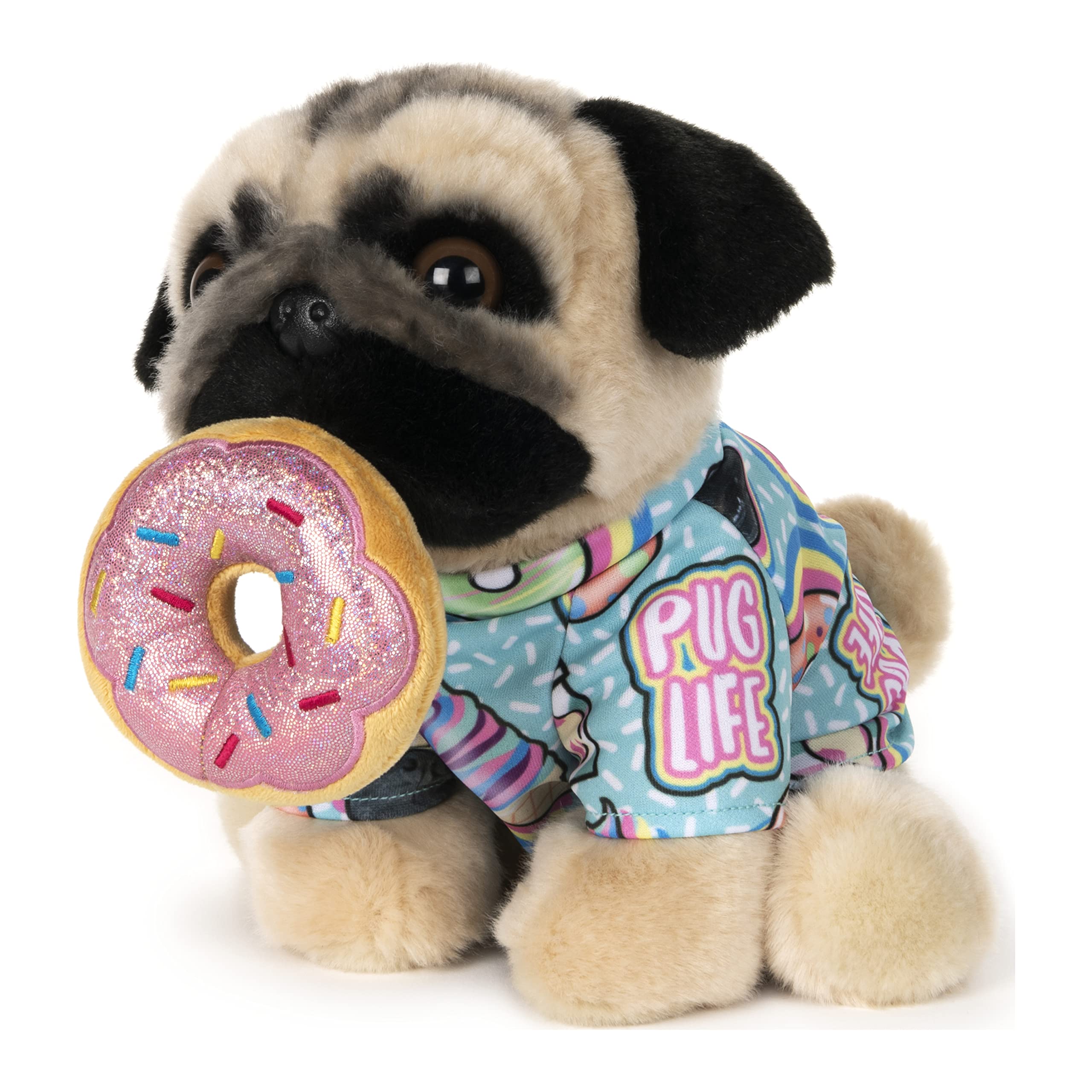 Foto 3 pulgar | Peluche Gund Doug The Pug Donut Dog, 23 Cm - Venta Internacional.