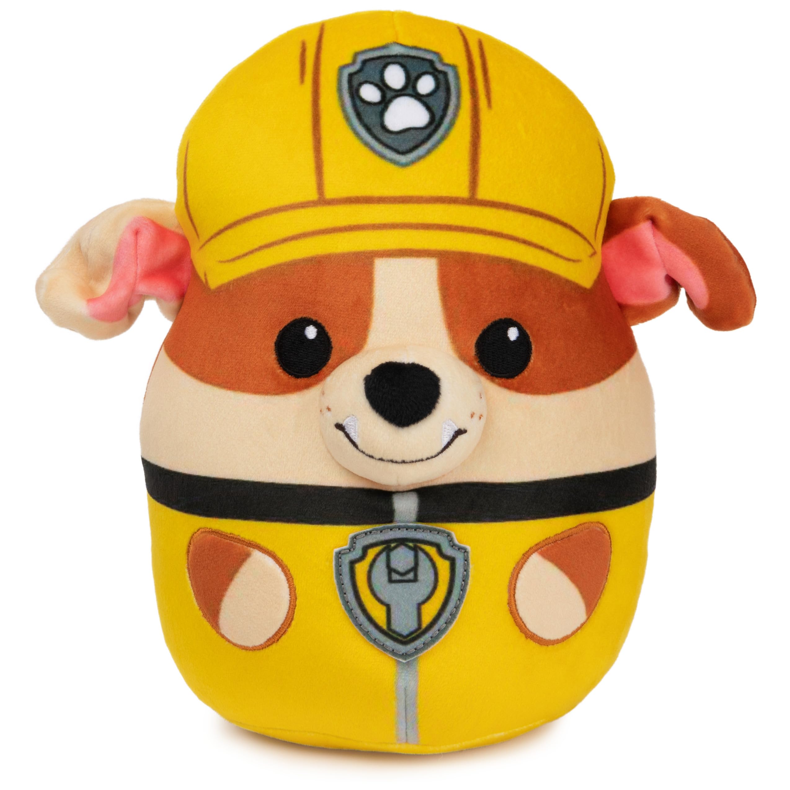 Peluche Squish Gund Paw Patrol Rubble Para Niños Mayores De 1 Año - Venta Internacional.