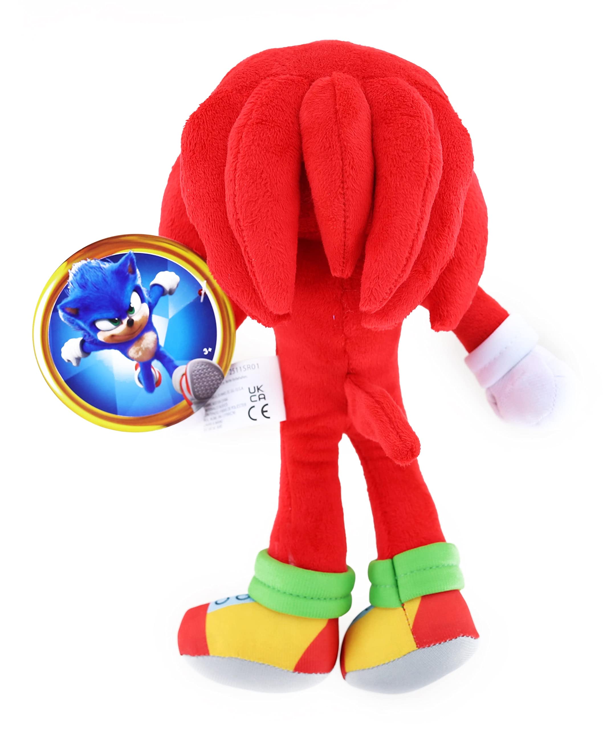 Foto 3 pulgar | Figura De Peluche Sonic The Hedgehog 2 Movie 9 Knuckles 23cm - Venta Internacional.