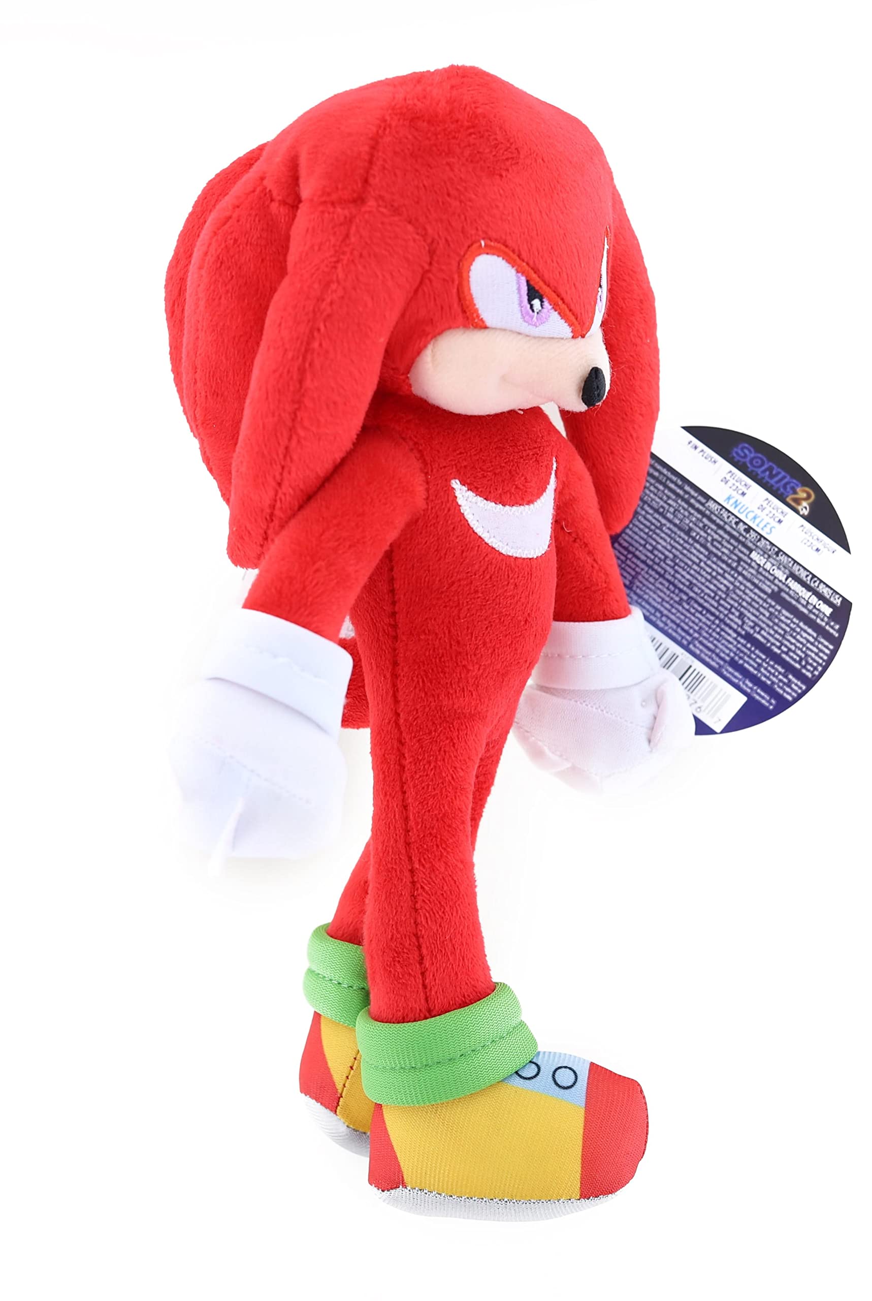 Foto 4 pulgar | Figura De Peluche Sonic The Hedgehog 2 Movie 9 Knuckles 23cm - Venta Internacional.