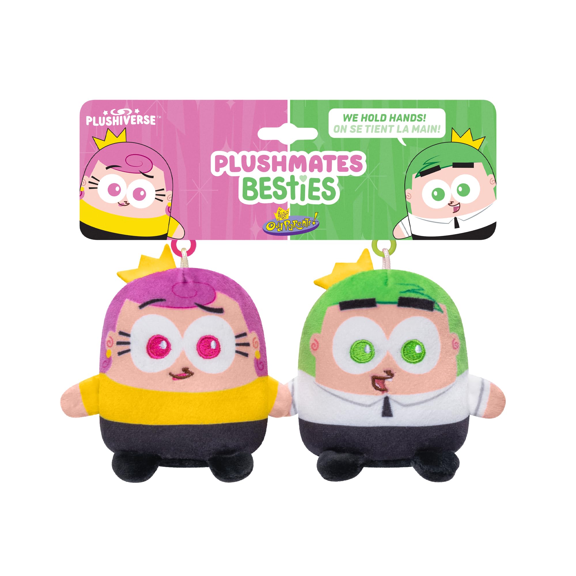 Foto 2 pulgar | Set De Llaveros Teeturtle The Fairly Oddparents Cosmo Y Wanda - Venta Internacional.