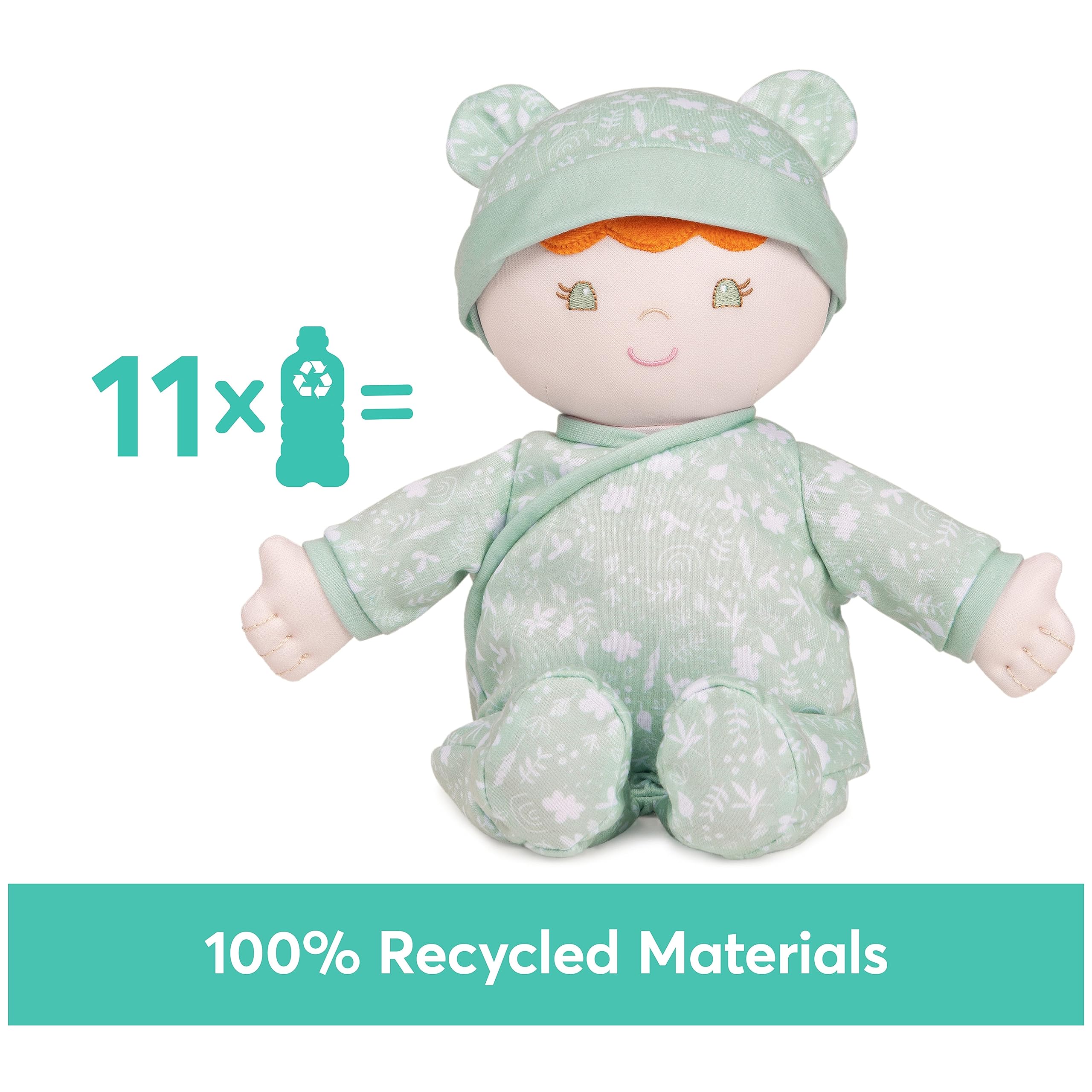 Foto 6 pulgar | Muñeca De Peluche Gund Baby, Sostenible, 30 Cm, Verde - Venta Internacional.