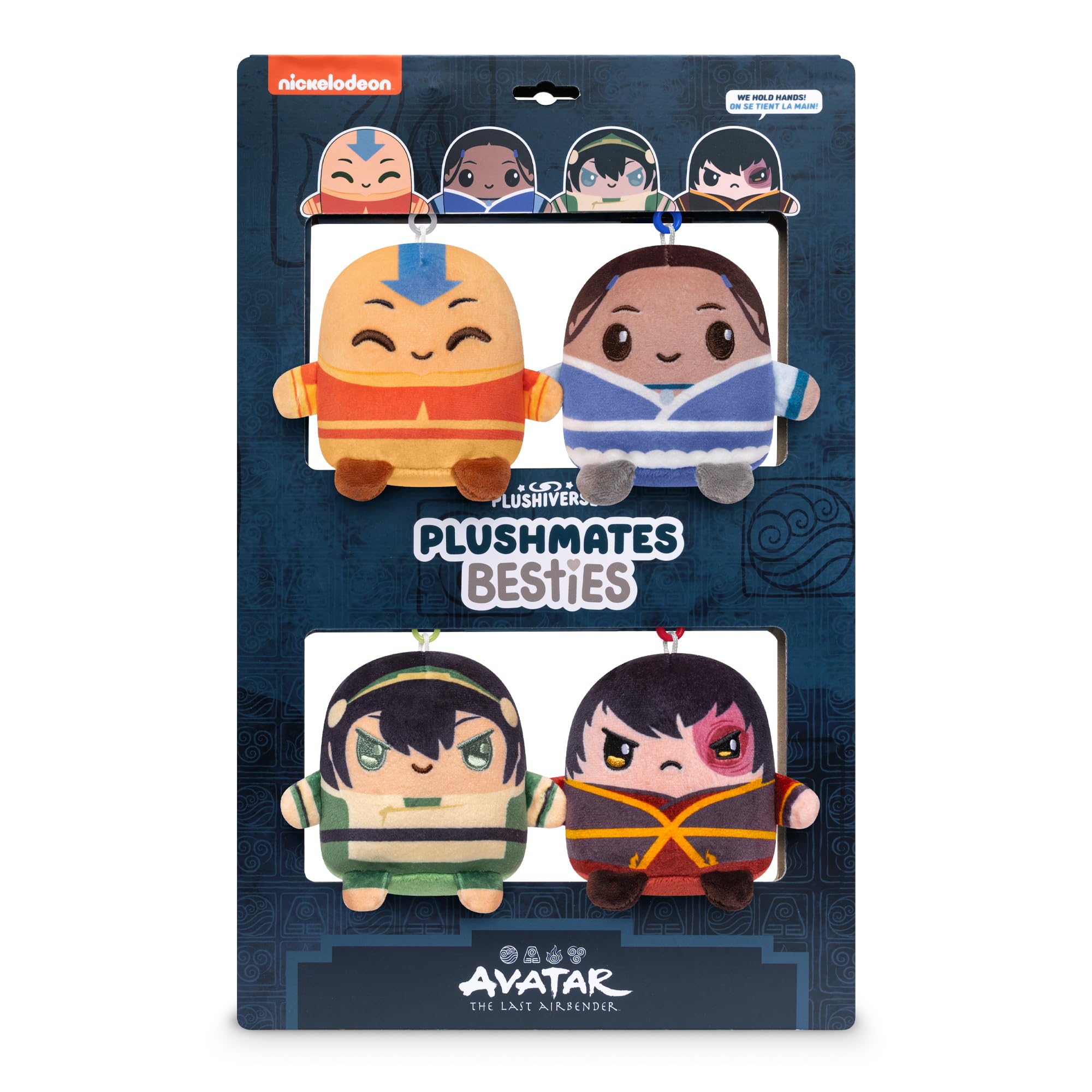 Foto 2 pulgar | Llaveros Teeturtle Avatar The Last Airbender Besties Paquete De 4 - Venta Internacional