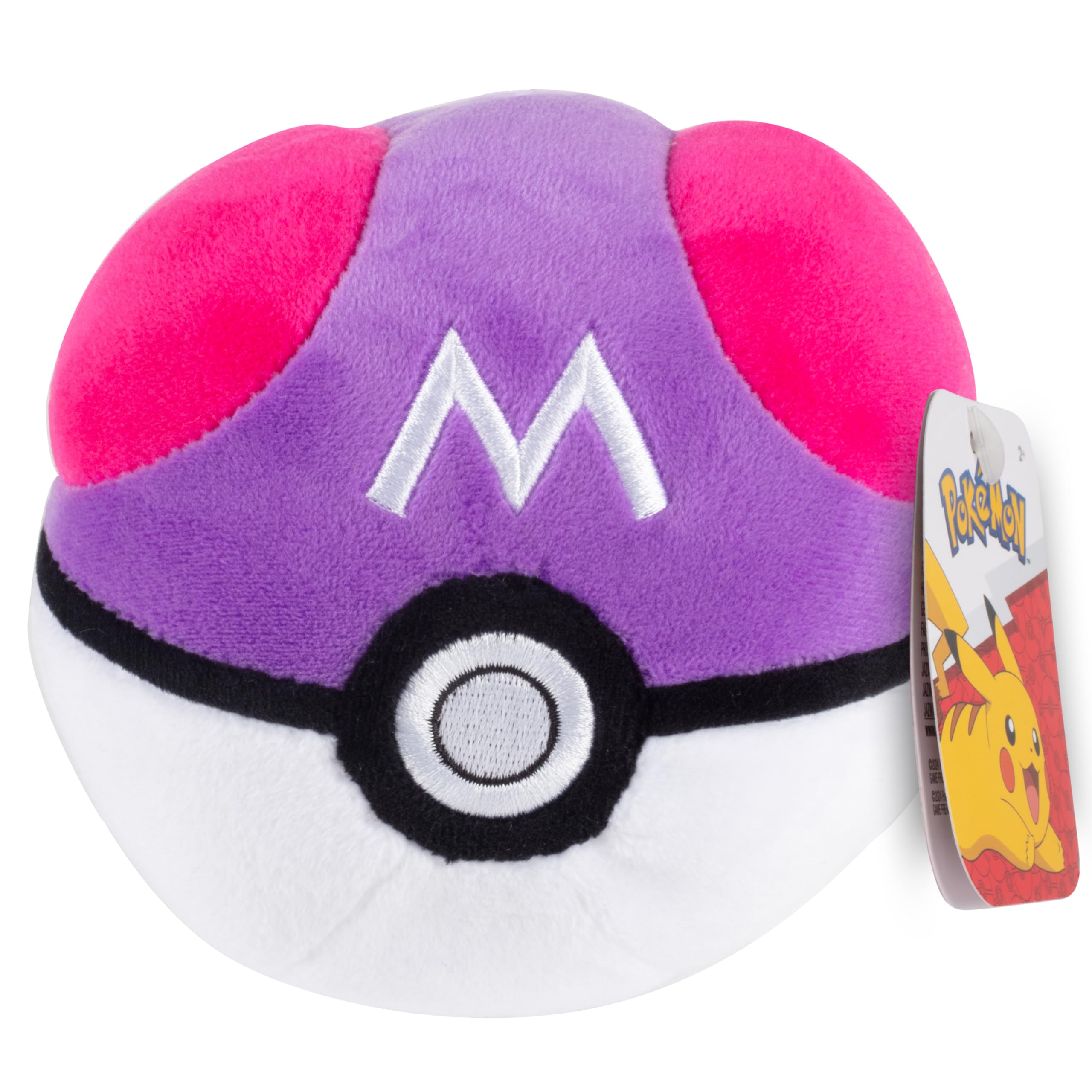 Peluche Pokémon Master Ball De 5 Pulgadas Con Licencia Oficial - Venta Internacional.