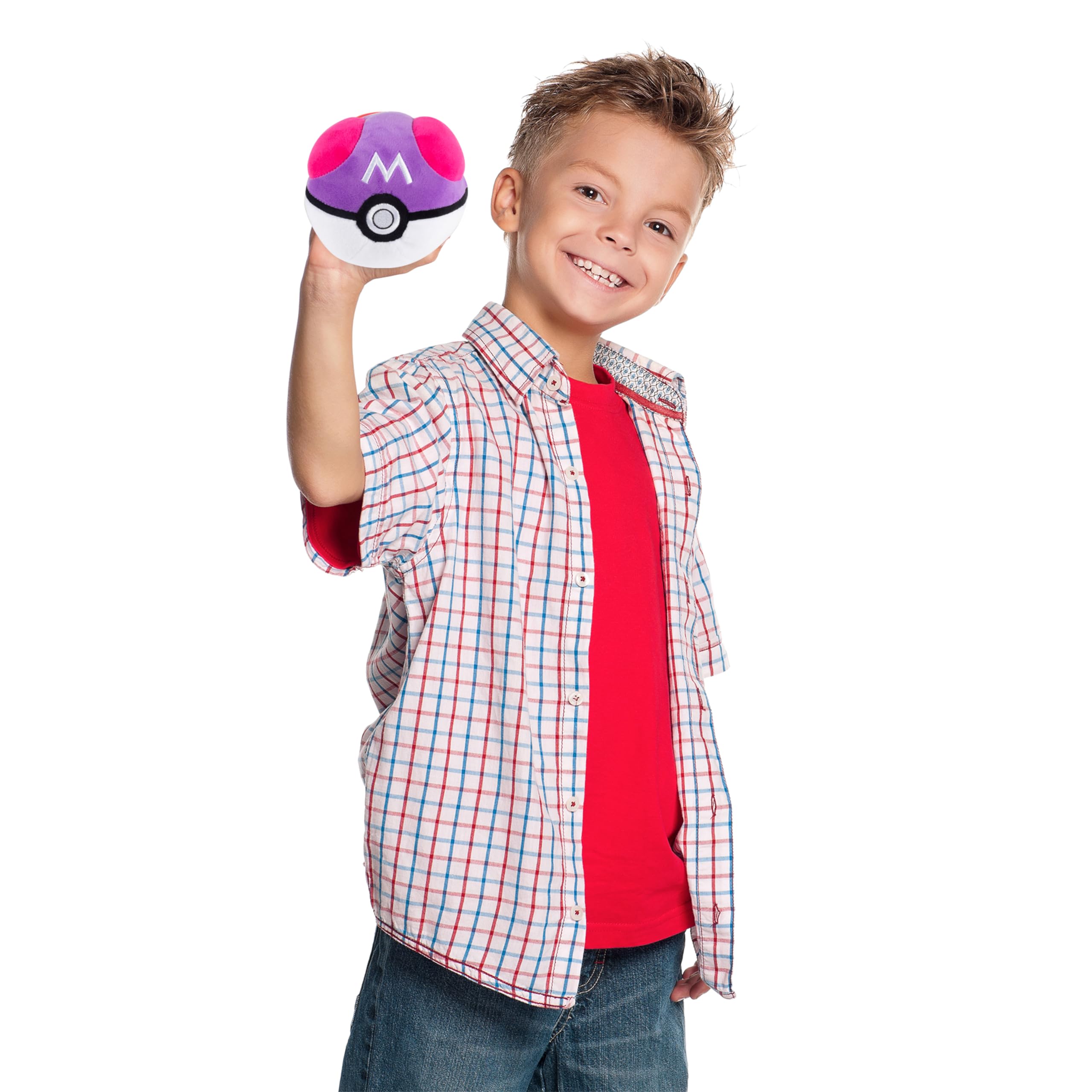 Foto 5 pulgar | Peluche Pokémon Master Ball De 5 Pulgadas Con Licencia Oficial - Venta Internacional.