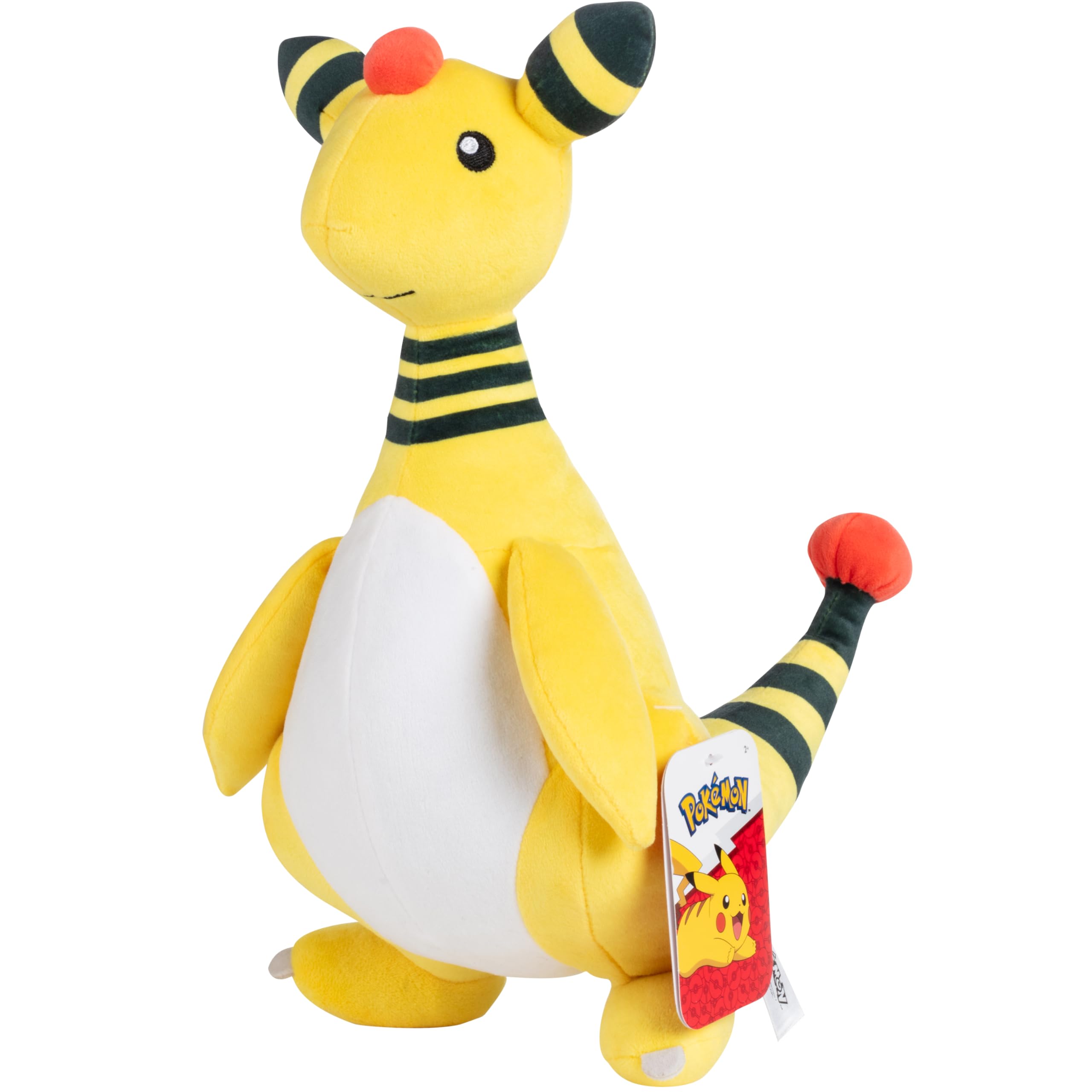 Peluche Pokémon Ampharos De 30 Cm Con Licencia Oficial - Venta Internacional.