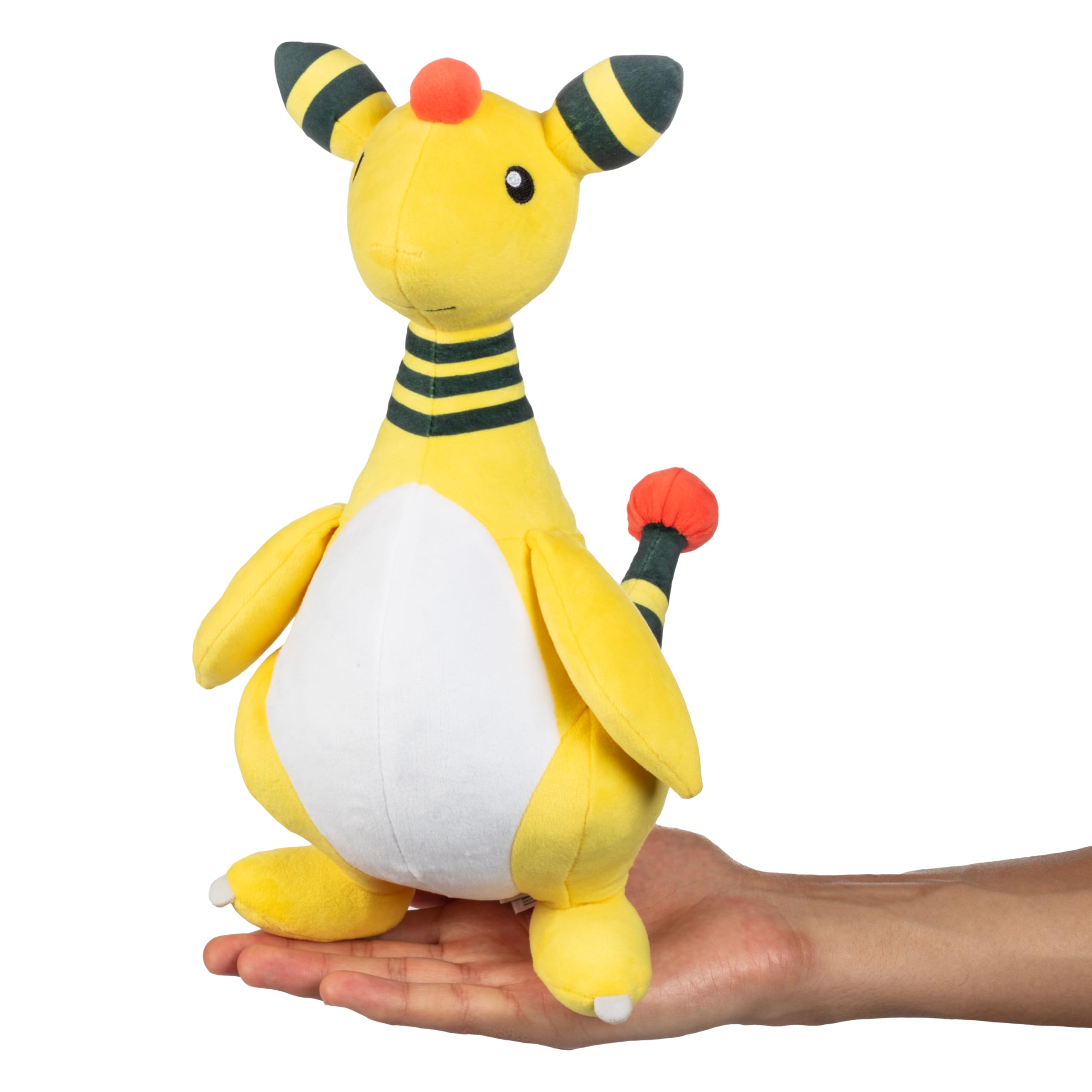 Foto 8 pulgar | Peluche Pokémon Ampharos De 30 Cm Con Licencia Oficial - Venta Internacional.