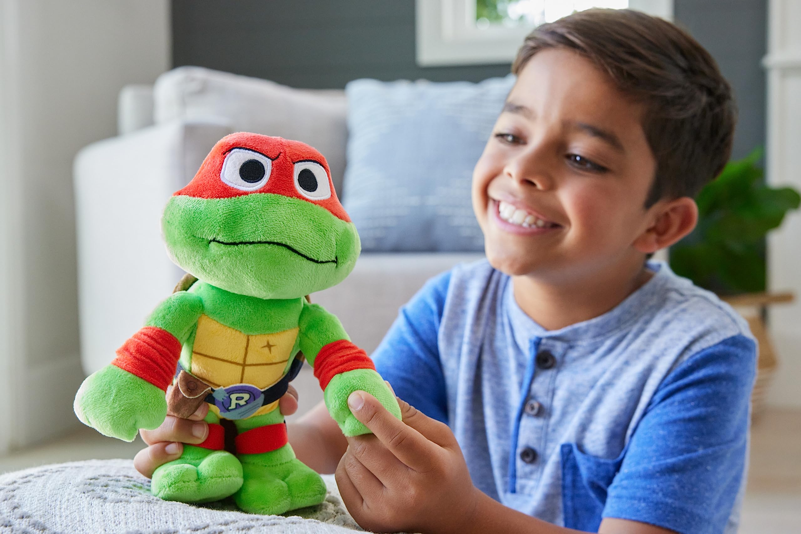 Foto 3 pulgar | Peluche Mattel Teenage Mutant Ninja Turtles Raphael 20 Cm - Venta Internacional.
