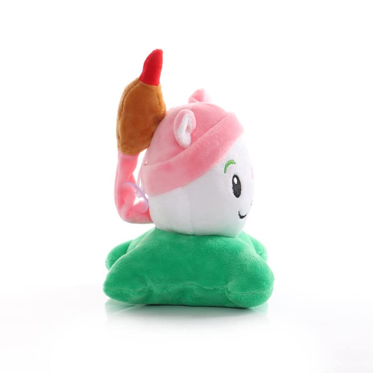 Foto 2 | Set De Figuras De Peluche Pvz Cattail Zombie Plant Con 50 Pegatinas - Venta Internacional.