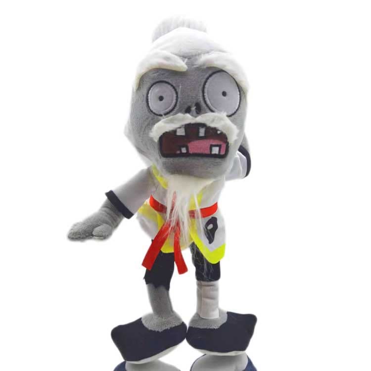 Peluche Pvz Old Man Zombie Con 50 Pegatinas, 20 Cm, Planta, 30 Cm - Venta Internacional.