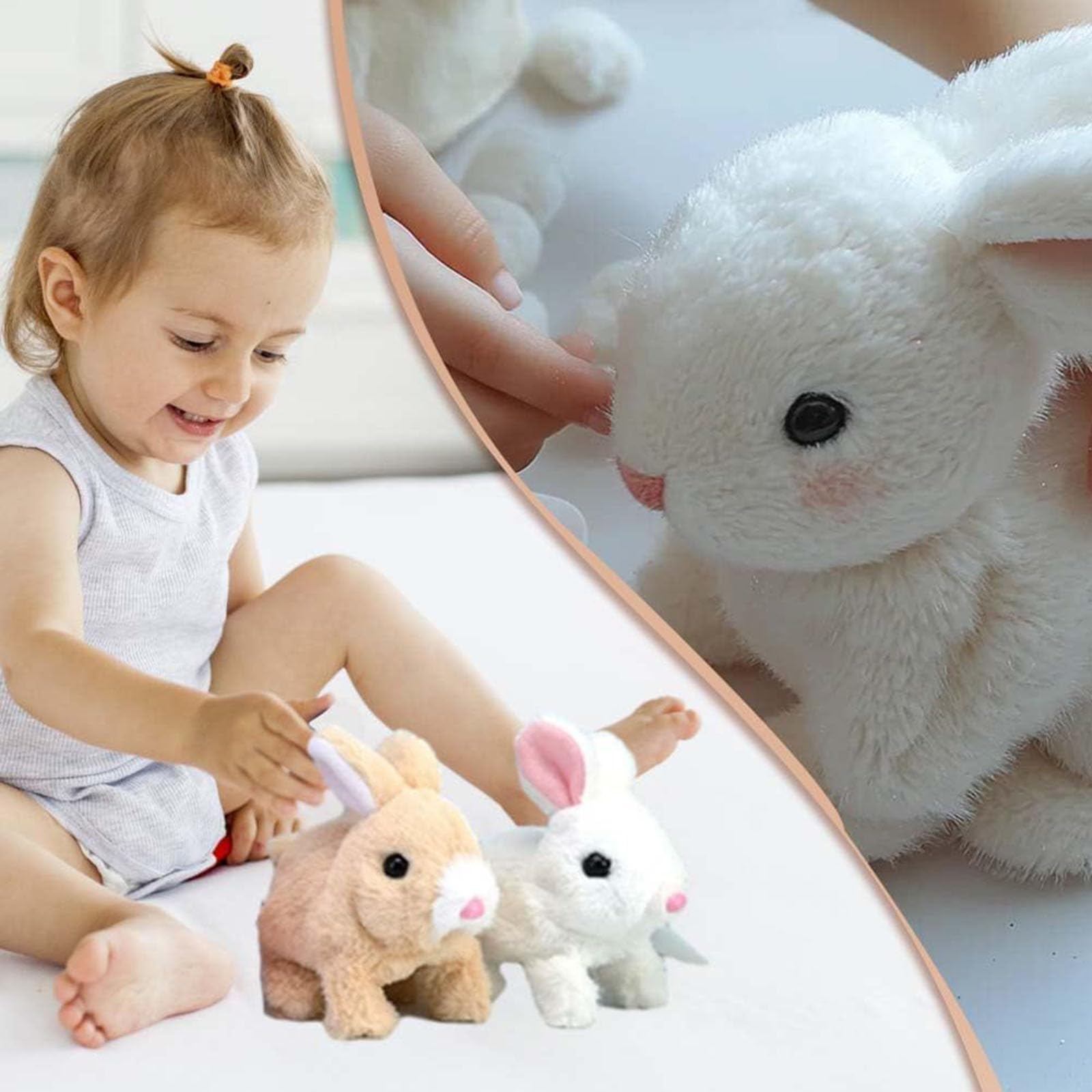 Foto 4 pulgar | Juguete De Conejito Realista Wollerahorizons Bunby Brown De Peluche De 16 Cm - Venta Internacional.