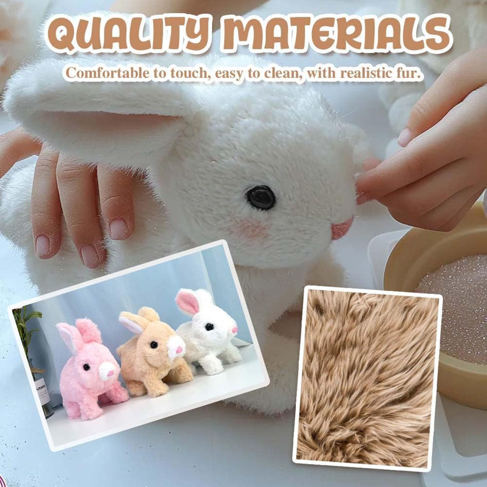Foto 5 pulgar | Juguete De Conejito Realista Wollerahorizons Bunby Brown De Peluche De 16 Cm - Venta Internacional.