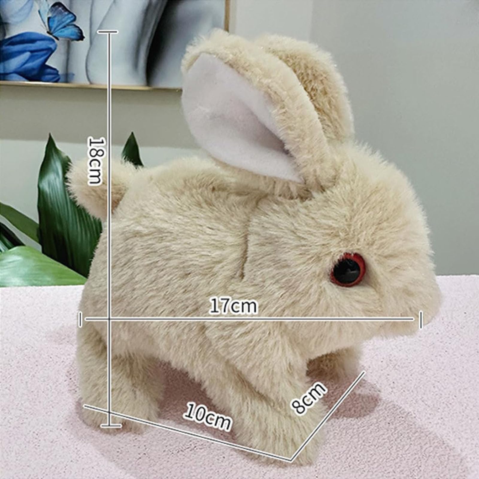 Foto 6 pulgar | Juguete De Conejito Realista Wollerahorizons Bunby Brown De Peluche De 16 Cm - Venta Internacional.