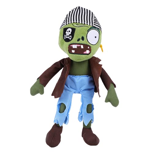Foto 1 | Set De Figuras De Peluche Pvz Pirate Zombie, Zombie Plant Con Pegatinas - Venta Internacional.