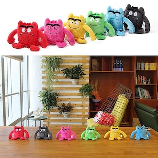 Foto 4 | Set De Muñecos De Dibujos Animados De Monster Little Monster De Peluche En Color - Venta Internacional.