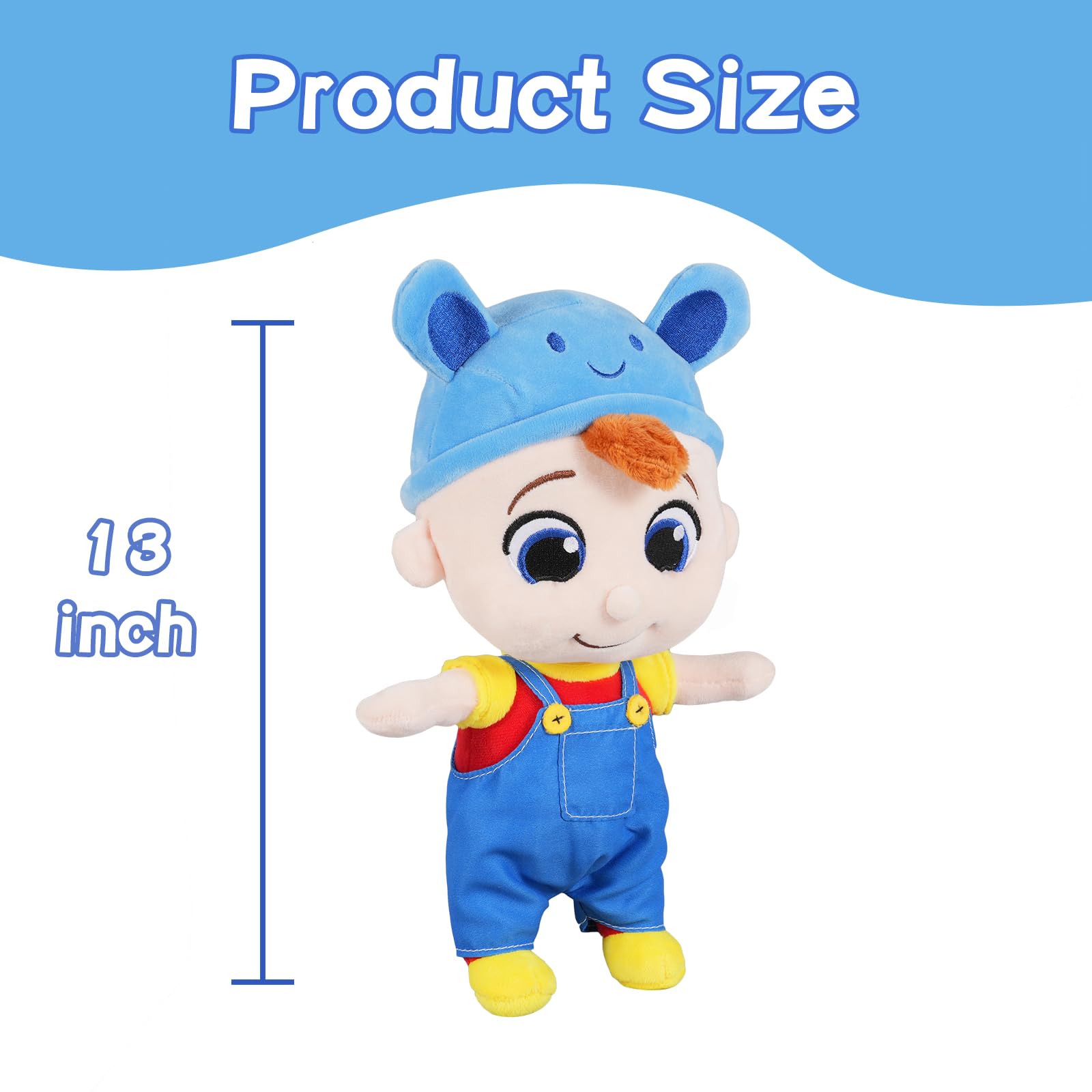 Foto 3 pulgar | Muñeco De Peluche Para Niños Pequeños, Acurrucado, 33 Cm, Dibujos Animados - Venta Internacional.