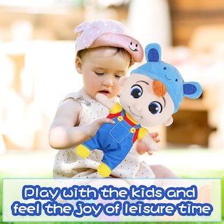 Foto 3 | Muñeco De Peluche Para Niños Pequeños, Acurrucado, 33 Cm, Dibujos Animados - Venta Internacional.
