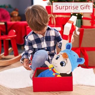 Foto 4 | Muñeco De Peluche Para Niños Pequeños, Acurrucado, 33 Cm, Dibujos Animados - Venta Internacional.