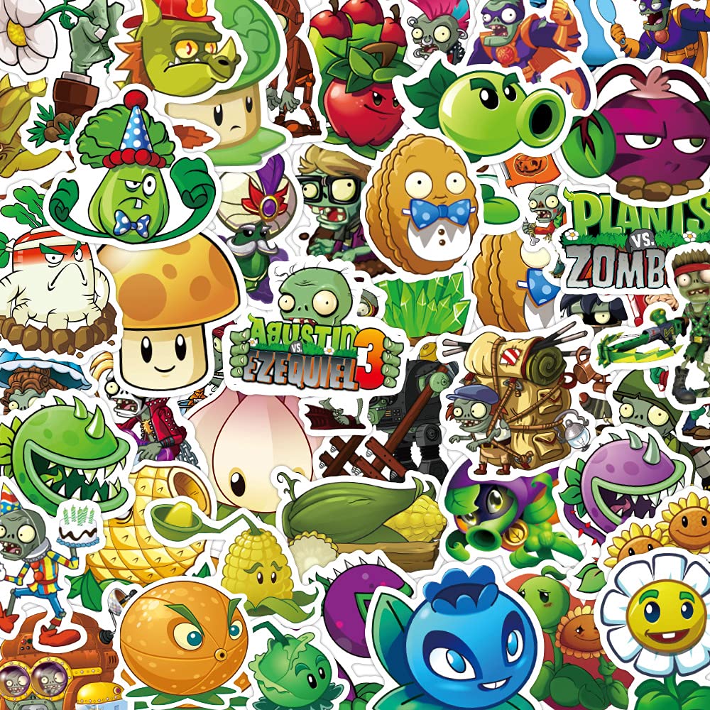 Foto 3 pulgar | Set De Juguetes De Peluche Con Personajes De Plants Vs.zombies Con Pegatinas - Venta Internacional.