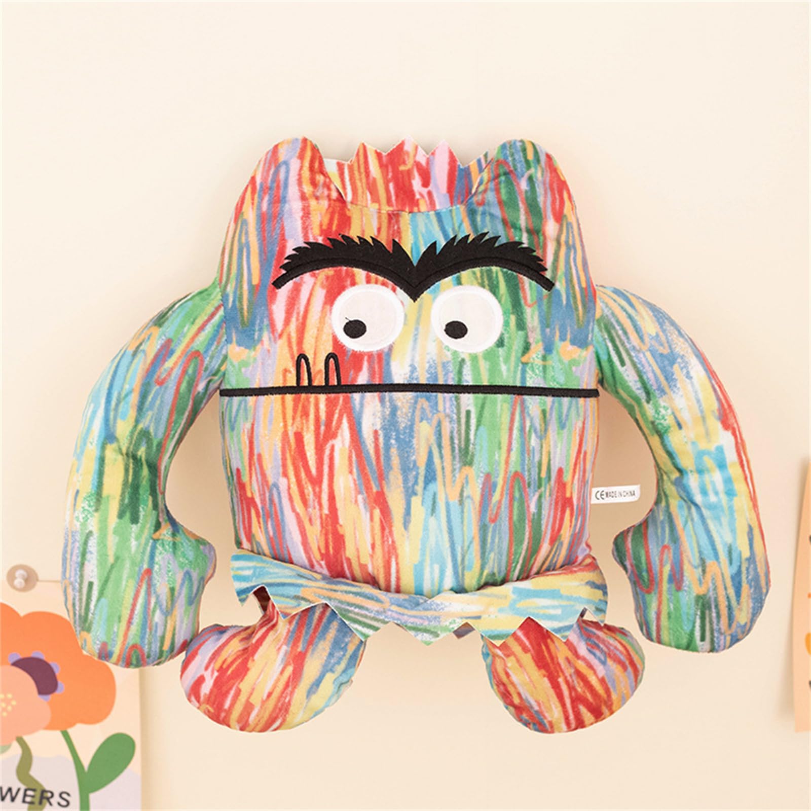 Foto 2 pulgar | Muñeca De Peluche Color Monster, 25 Cm, Juguete De Dibujos Animados Para Niños - Venta Internacional.