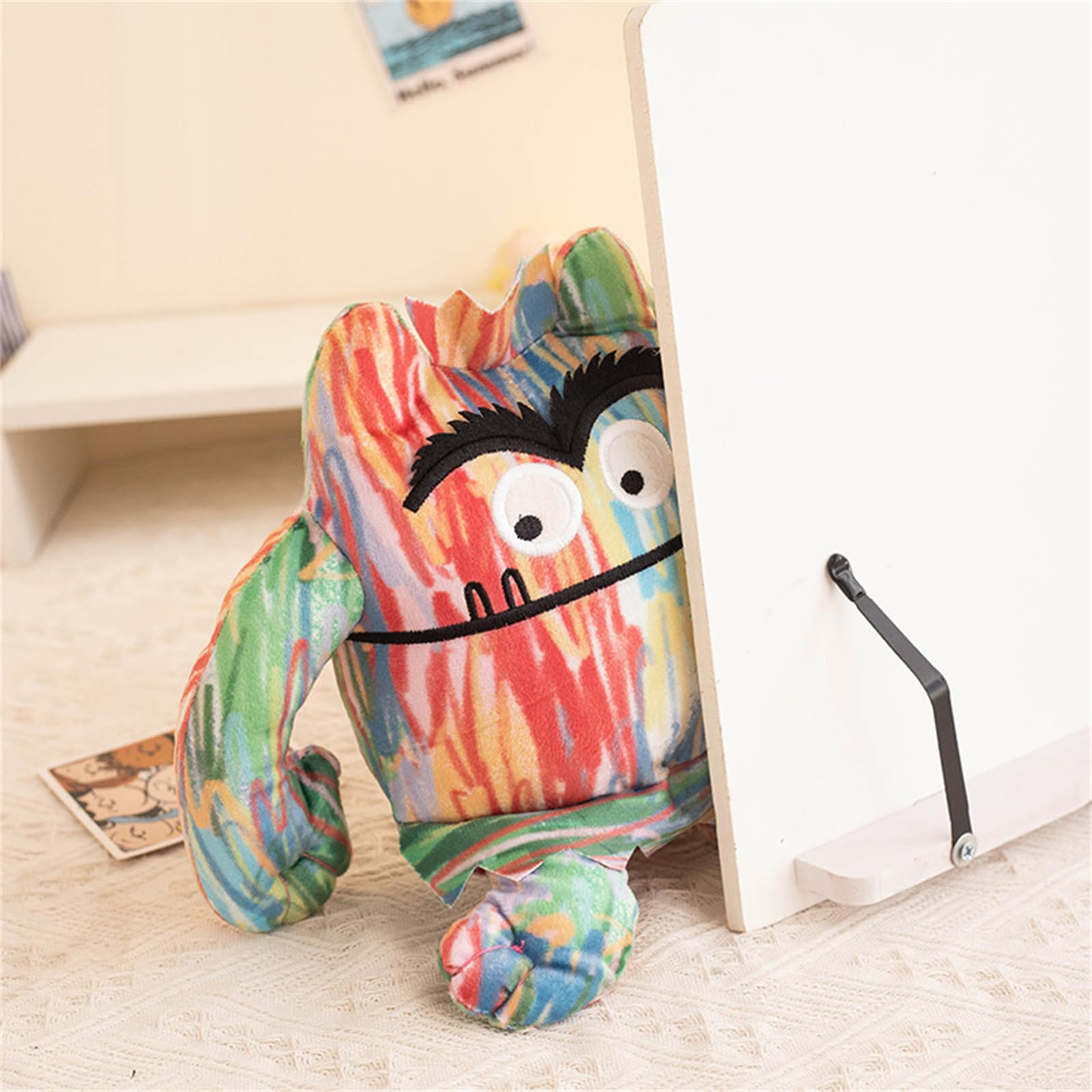 Foto 4 pulgar | Muñeca De Peluche Color Monster, 25 Cm, Juguete De Dibujos Animados Para Niños - Venta Internacional.