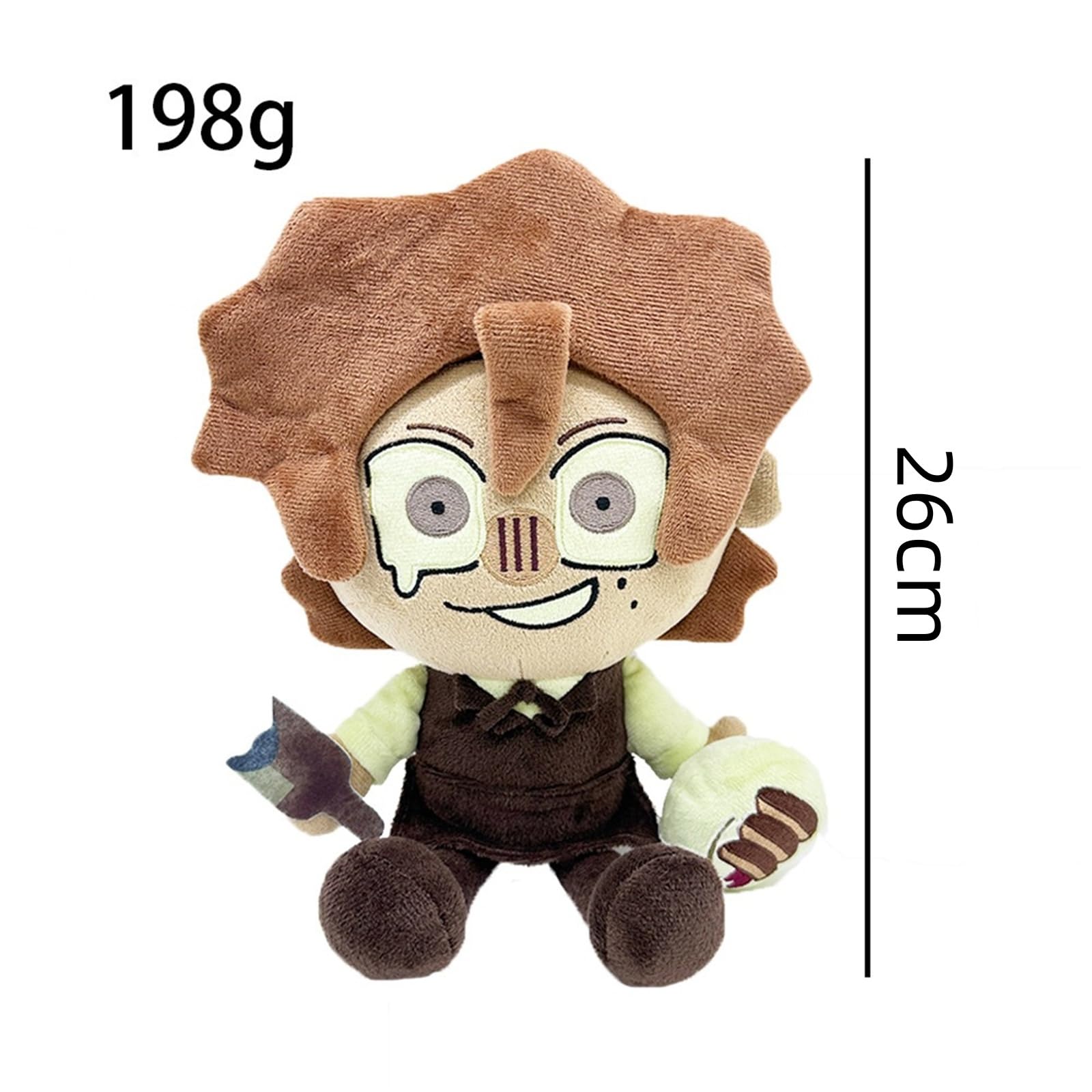 Foto 7 pulgar | Peluche Brownhairs Boy De Popular Game, 26 Cm, 0,2 Kg - Venta Internacional.
