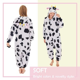 Foto 3 | Disfraz De Mono Newcosplay Con Forma De Animal, Pijama De Peluche Con Forma De Vaca Para Adulto - Venta Internacional.