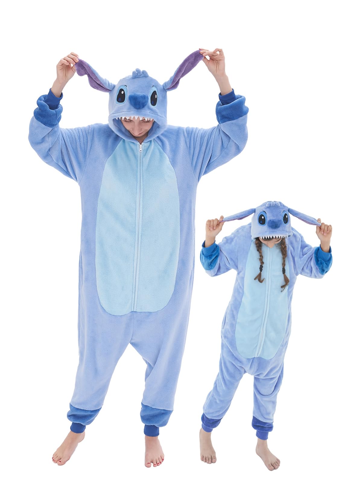 Foto 2 pulgar | Disfraz Unisex De Pijama Gonaap Stitch Para Adulto, Talla L - Venta Internacional.