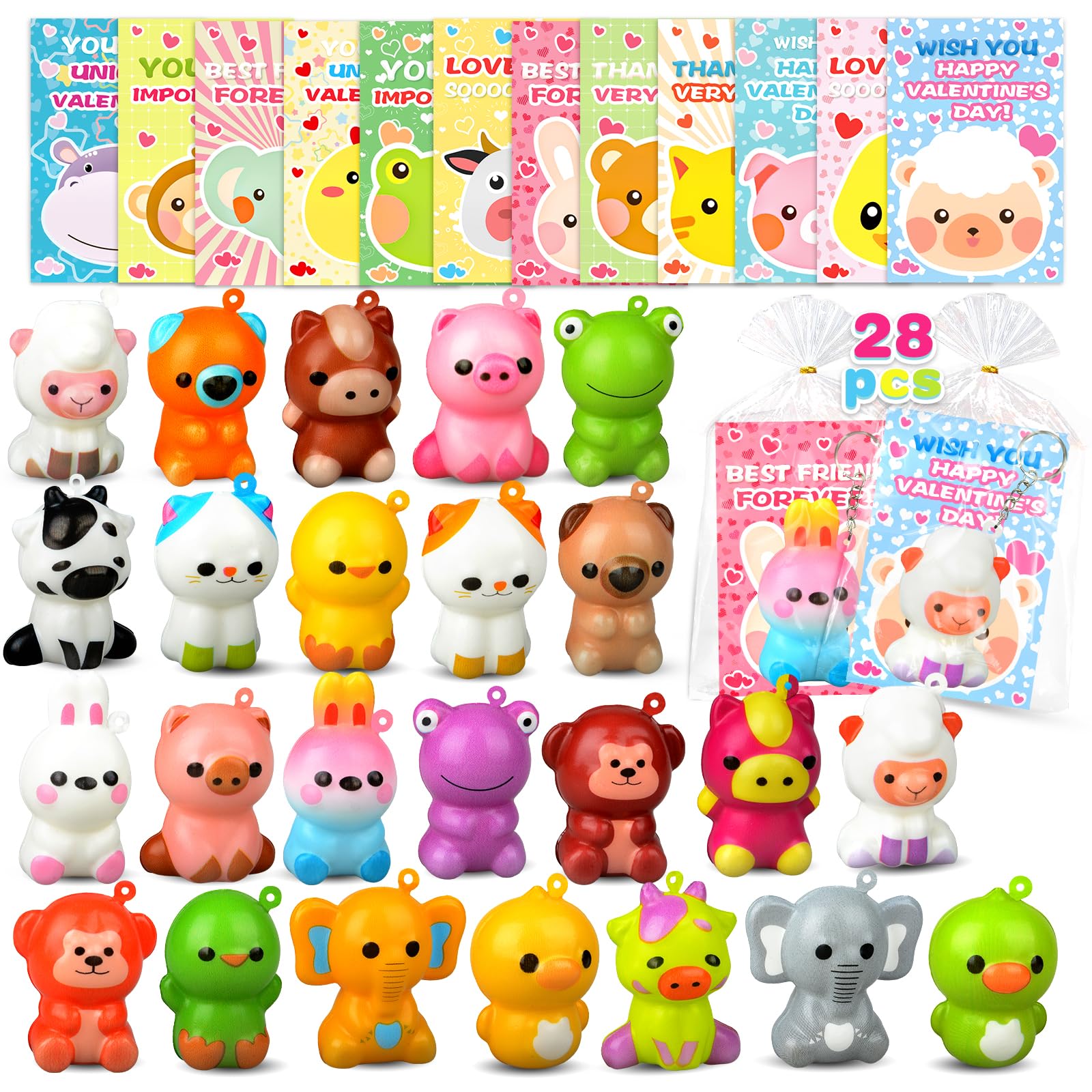 Foto 2 pulgar | Llaveros Con Forma De Juguetes Blandos Con Forma De Animal, Regalos De San Valentín Para Niños - Venta Internacional.