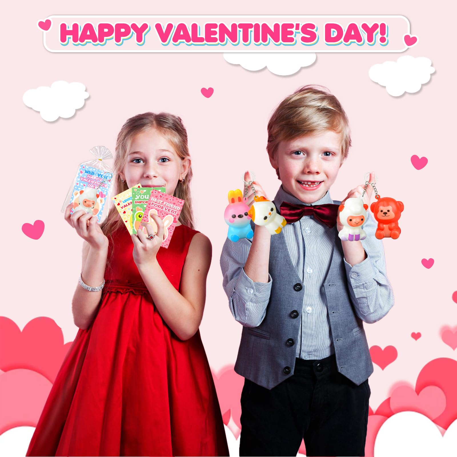 Foto 5 pulgar | Llaveros Con Forma De Juguetes Blandos Con Forma De Animal, Regalos De San Valentín Para Niños - Venta Internacional.