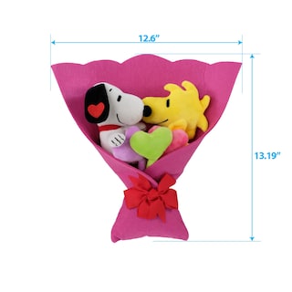 Foto 3 | Ramo de Peluche Snoopy y Woodstock para San Valentín - Venta Internacional