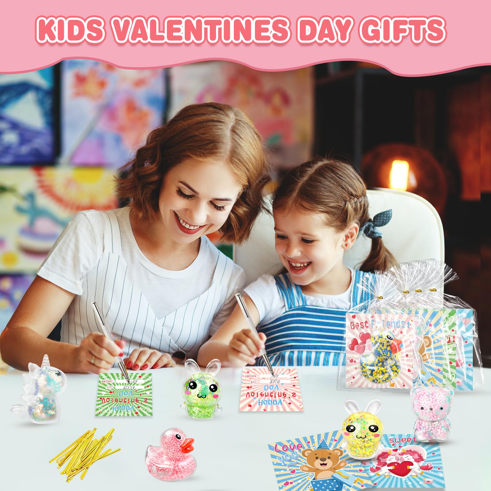 Foto 7 pulgar | Juguetes Blandos Con Iluminación Led Para El Día De San Valentín, Paquete De 24 Unidades Para Niños - Venta Intern