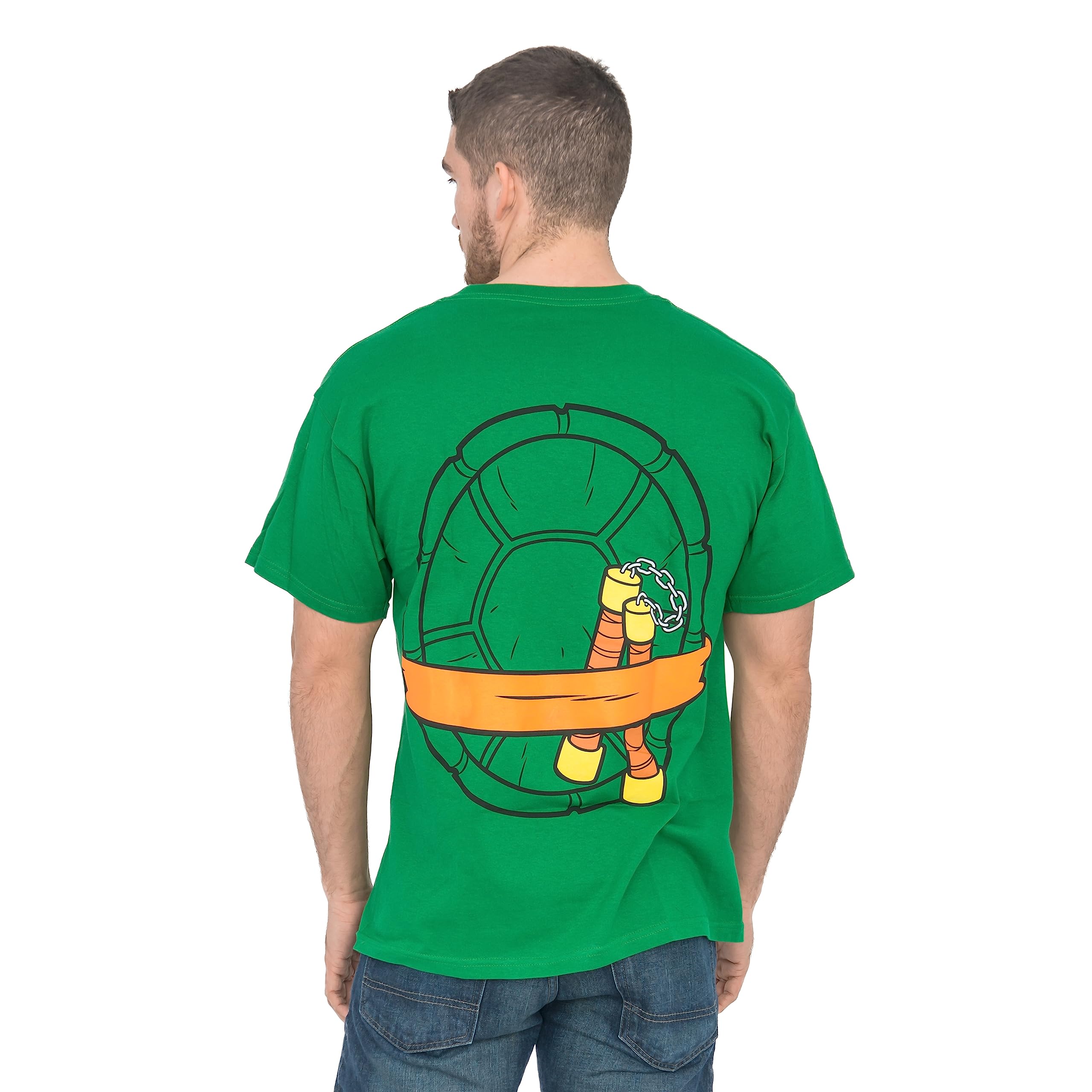 Foto 6 pulgar | Disfraz De Teenage Mutant Ninja Turtles Tmnt Michelangelo Para Adulto - Venta Internacional.