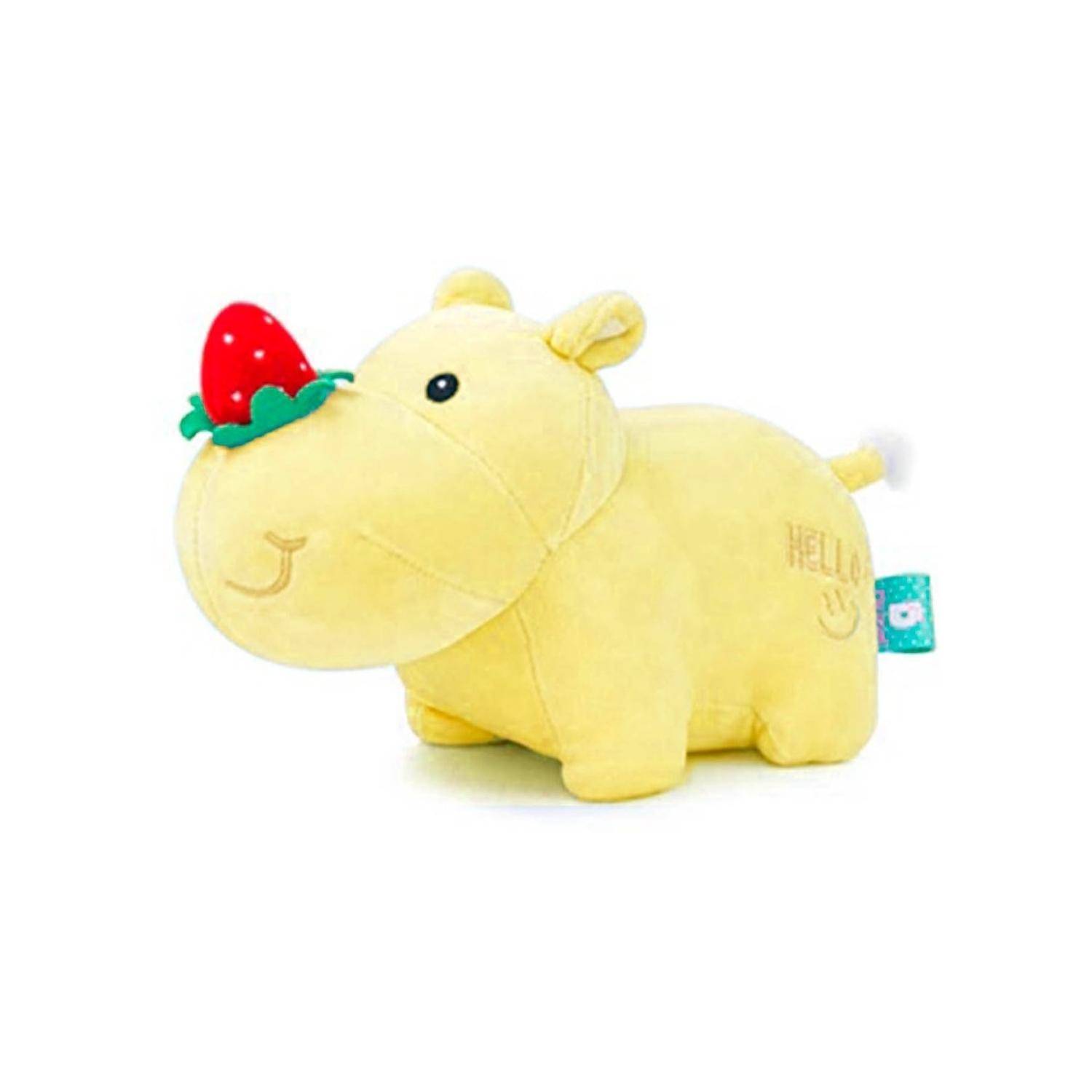 Foto 2 pulgar | Peluche de Rinoceronte Amarillo con Nariz de Fresa - Venta Internacional