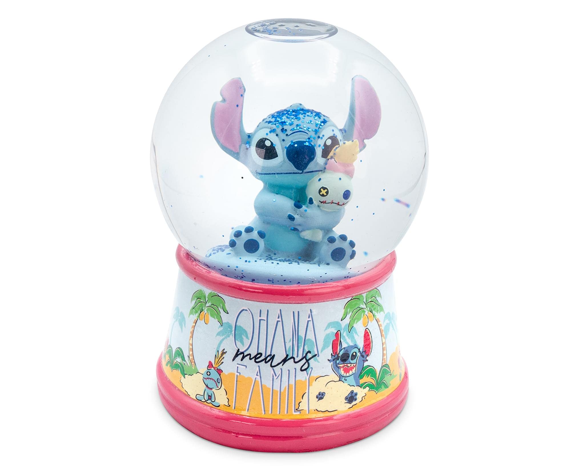 Foto 2 pulgar | Bola De Nieve Disney Lilo & Stitch Ohana Ligh-up De 15 Cm De Altura - Venta Internacional.