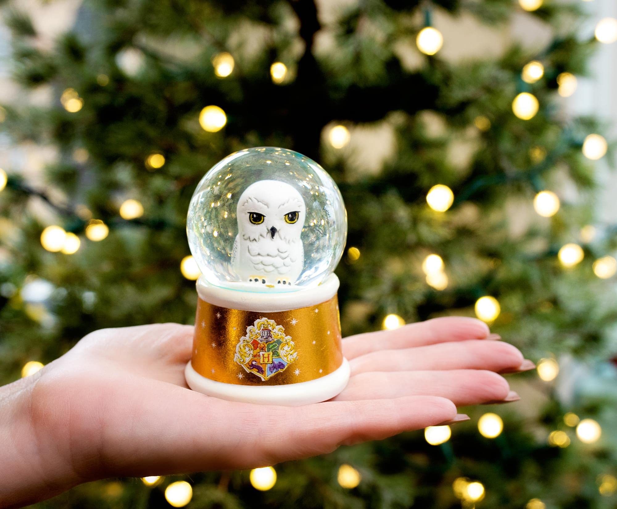 Foto 6 pulgar | Bola De Nieve De Harry Potter Con Forma De Búho Hedwig, Iluminada En Miniatura, Para Adultos - Venta Internacional.