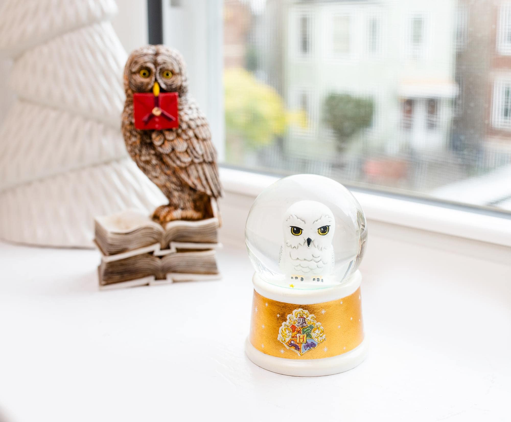 Foto 8 pulgar | Bola De Nieve De Harry Potter Con Forma De Búho Hedwig, Iluminada En Miniatura, Para Adultos - Venta Internacional.