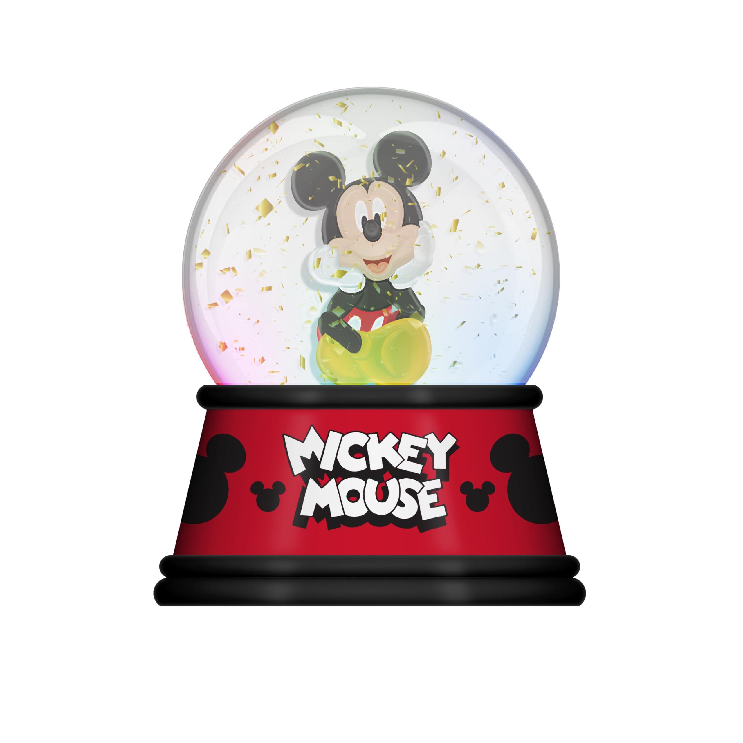 Foto 2 pulgar | Bola De Nieve Con Diseño De Mickey Mouse De Disney, Iluminada En Forma De Búfalo Plateado De 100 M - Venta Internacio
