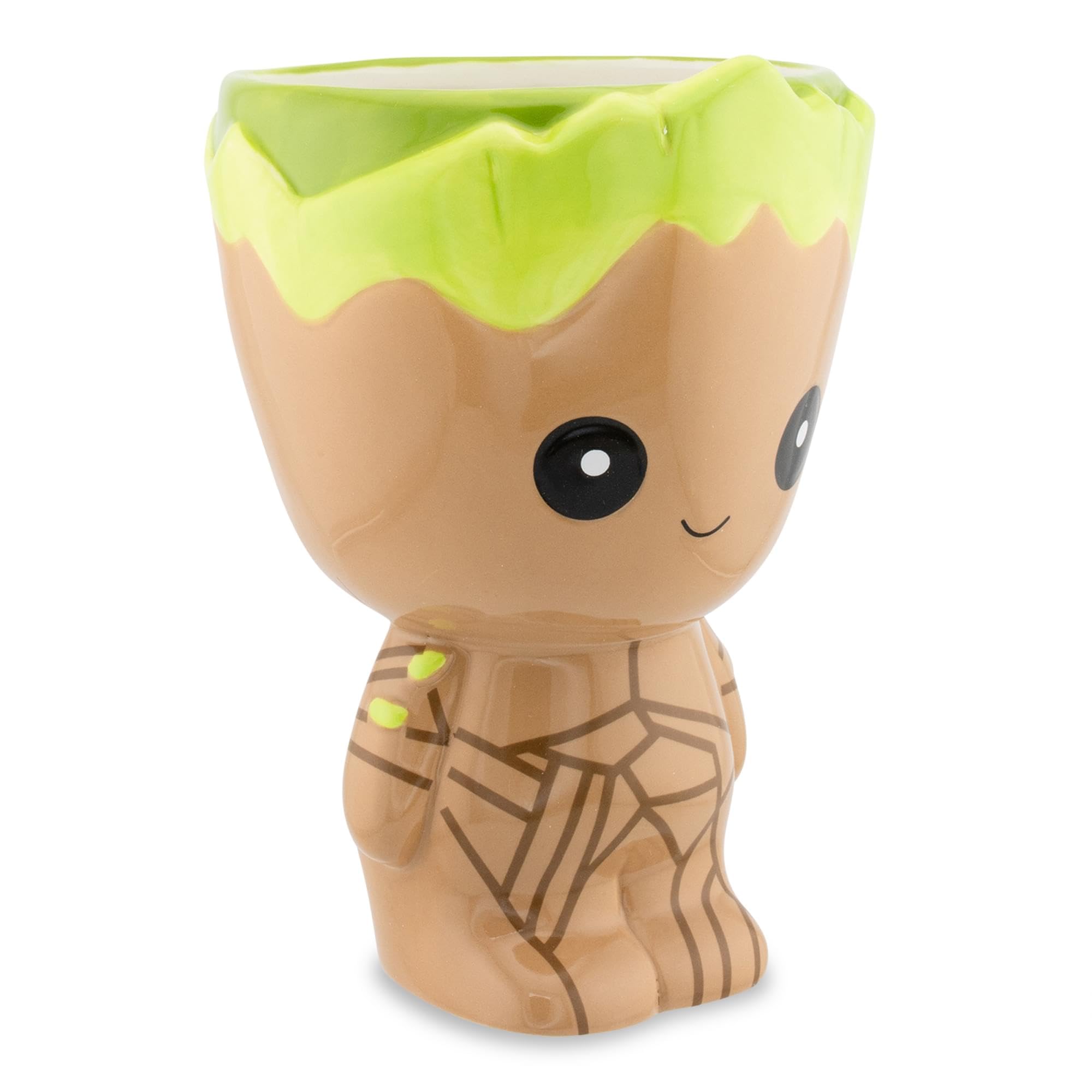 Foto 3 pulgar | Taza Silver Buffalo Marvel Studios Guardianes De La Galaxia Baby Groot De Cerámica 3d - Venta Internacional.