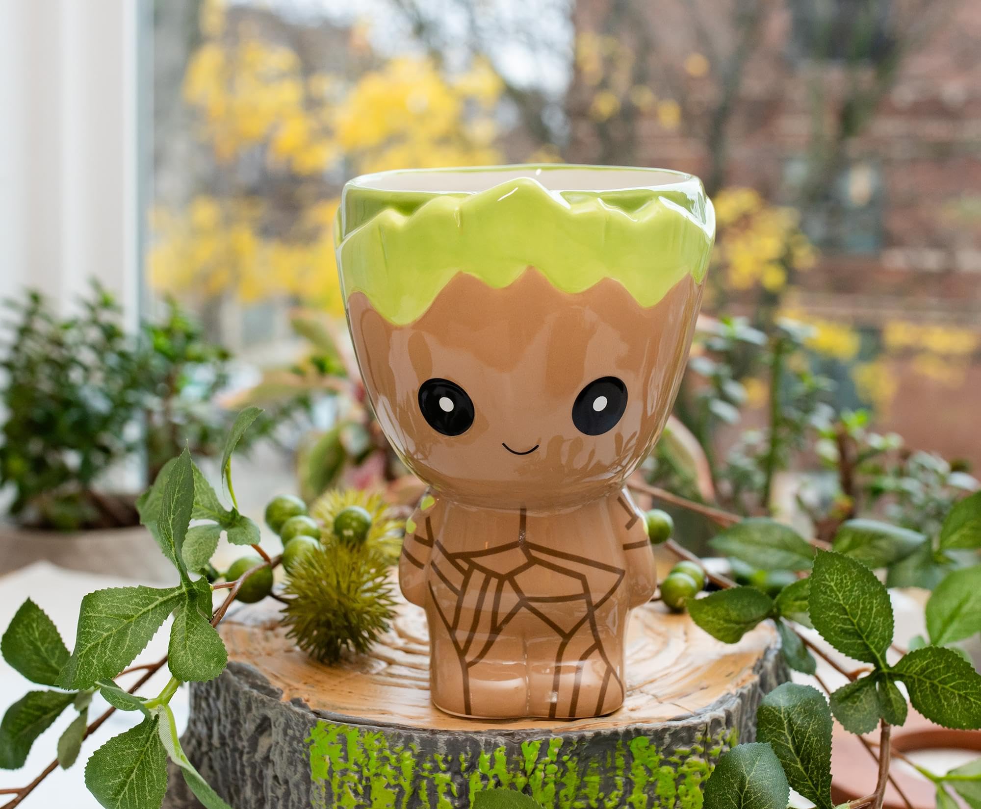 Foto 5 pulgar | Taza Silver Buffalo Marvel Studios Guardianes De La Galaxia Baby Groot De Cerámica 3d - Venta Internacional.