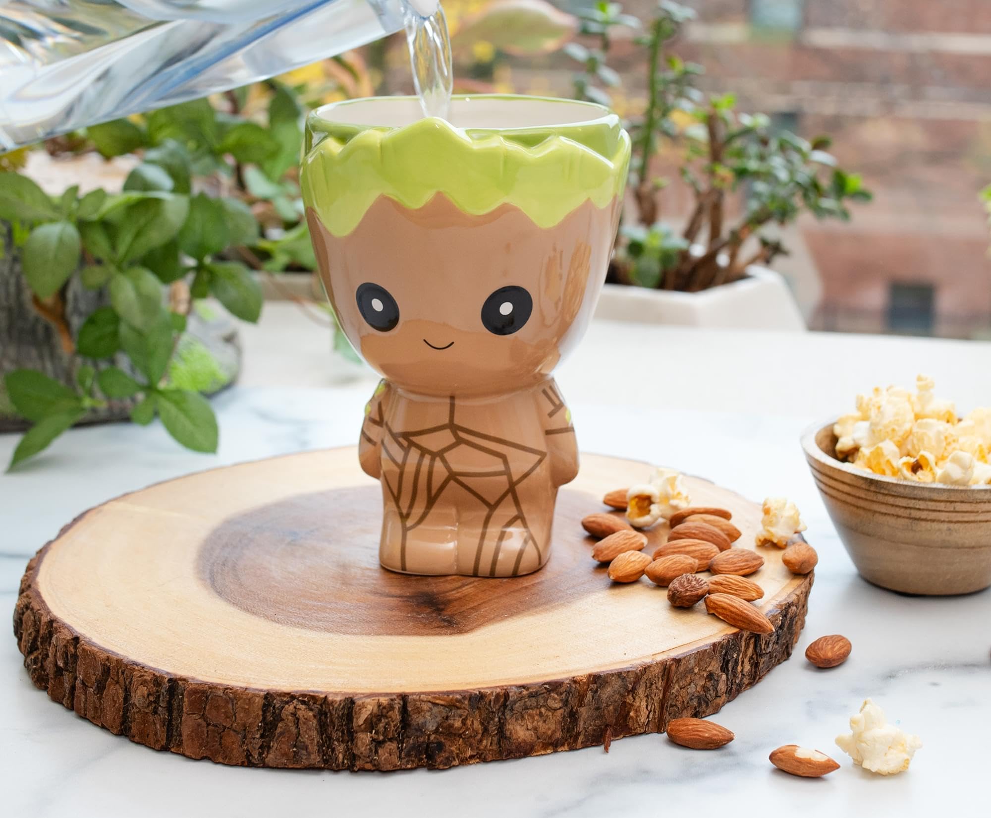Foto 8 pulgar | Taza Silver Buffalo Marvel Studios Guardianes De La Galaxia Baby Groot De Cerámica 3d - Venta Internacional.