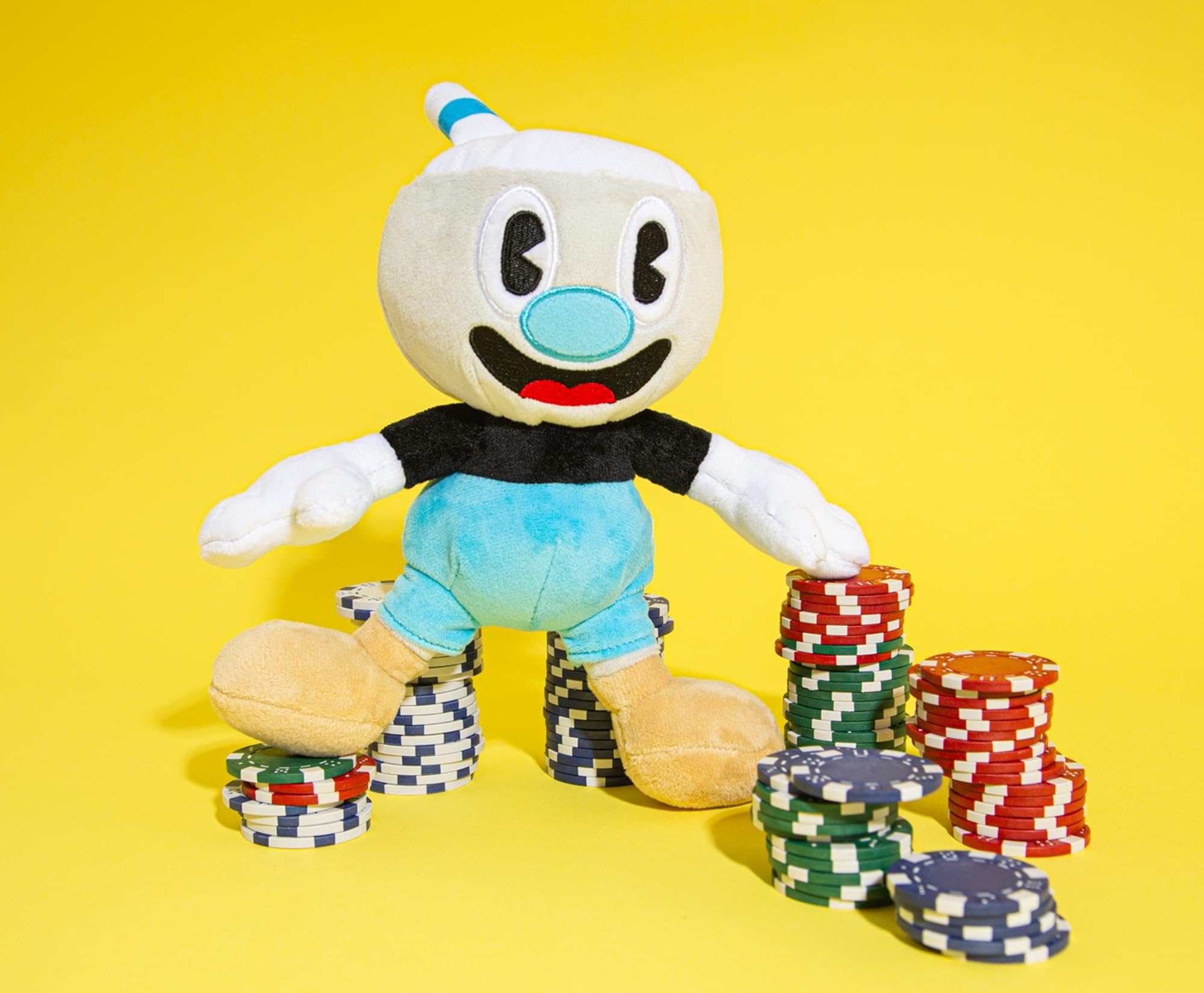 Foto 6 pulgar | Juguete De Peluche Toynk Cuphead Mugman, 20 Cm, Oficial De Coleccionista - Venta Internacional.