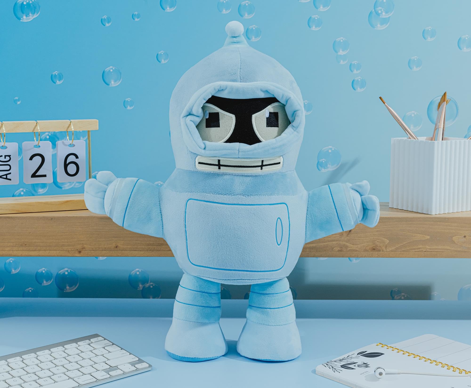 Foto 6 | Juguete De Peluche Toynk Futurama Angry Bender Chibi, 45 Cm, Coleccionable - Venta Internacional.