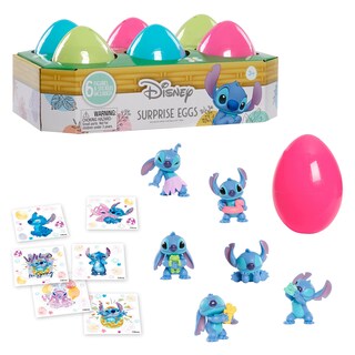 Foto 1 | Cesta De Pascua Con Diseño De Huevos Sorpresa Disney Stitch Para Niños Mayores De 3 Años - Venta Internacional.