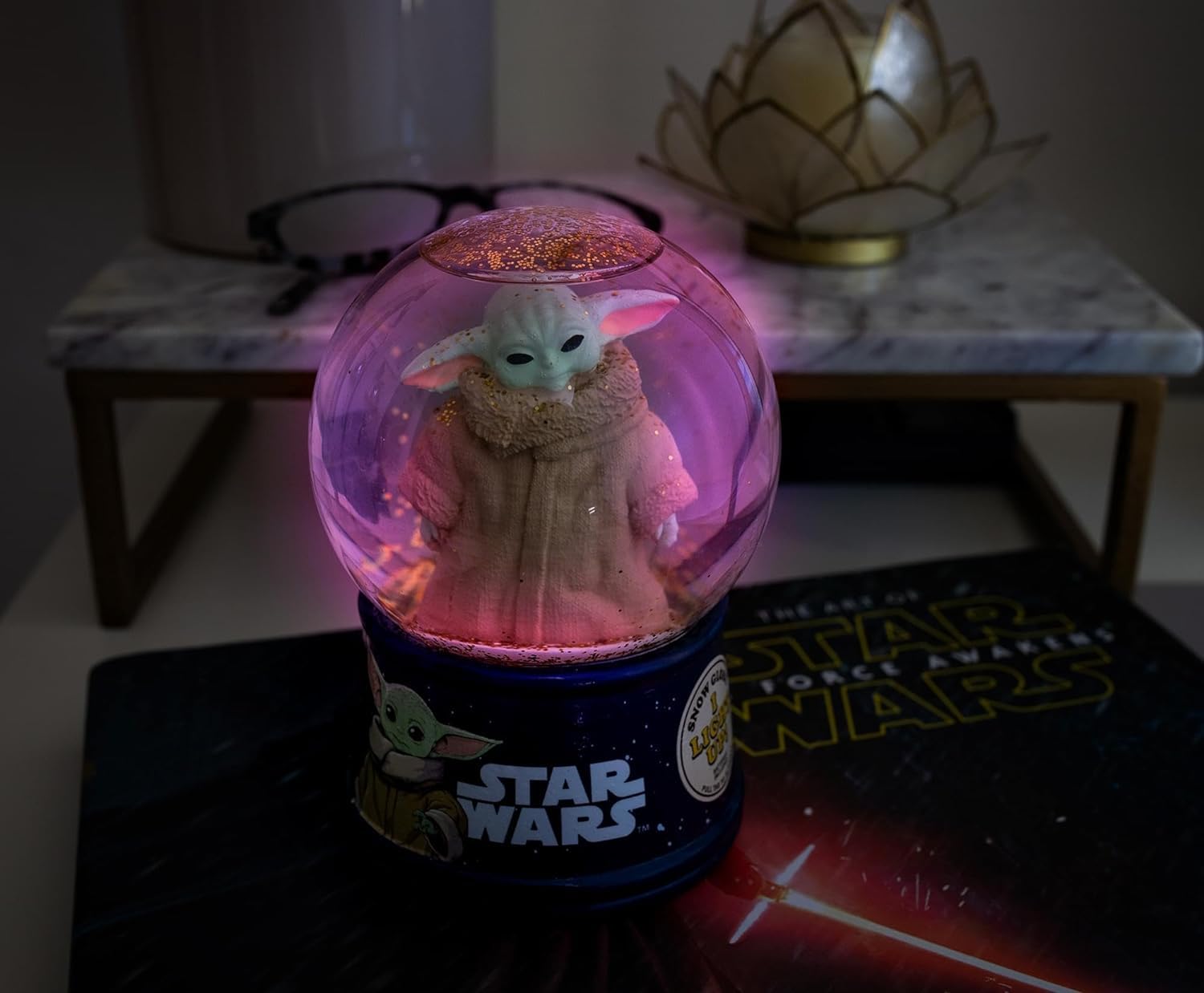 Foto 3 | Bola De Nieve Silver Buffalo Star Wars El Niño Mandaloriano - Venta Internacional.