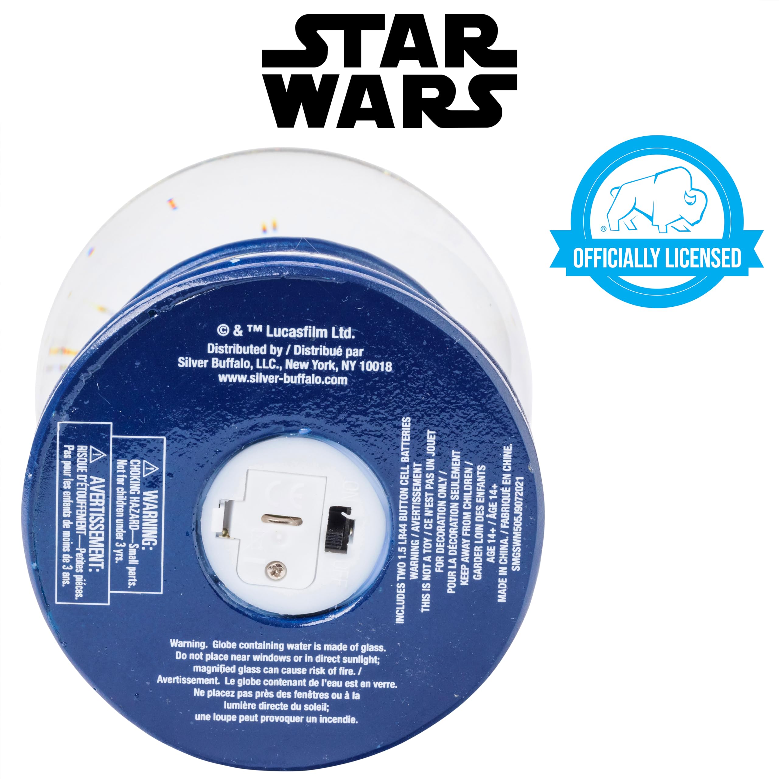 Foto 5 | Bola De Nieve Silver Buffalo Star Wars El Niño Mandaloriano - Venta Internacional.