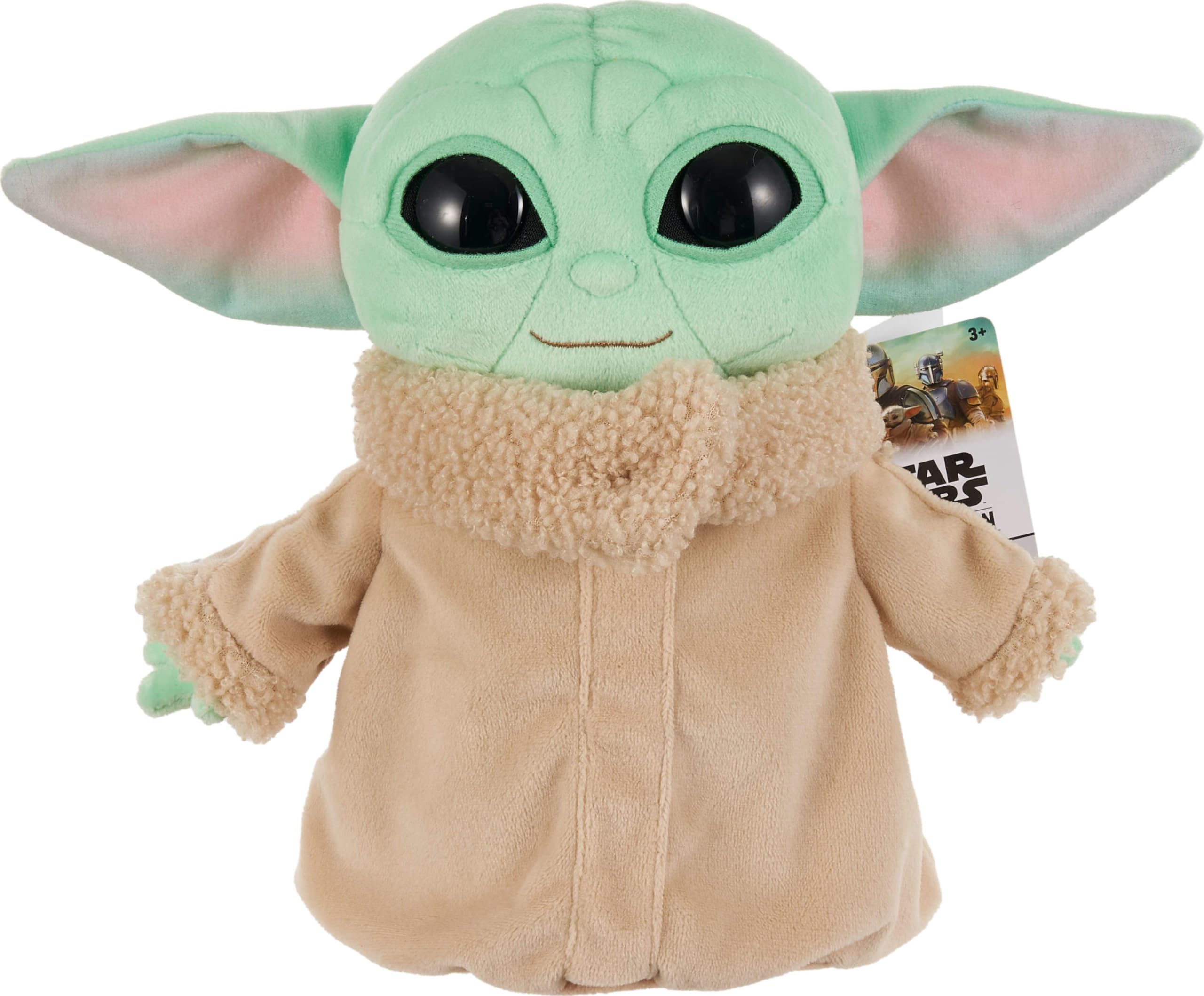 Foto 2 pulgar | Figura De Peluche Mattel Star Wars Grogu De 20 Cm Inspirada En The Mandalorian - Venta Internacional.
