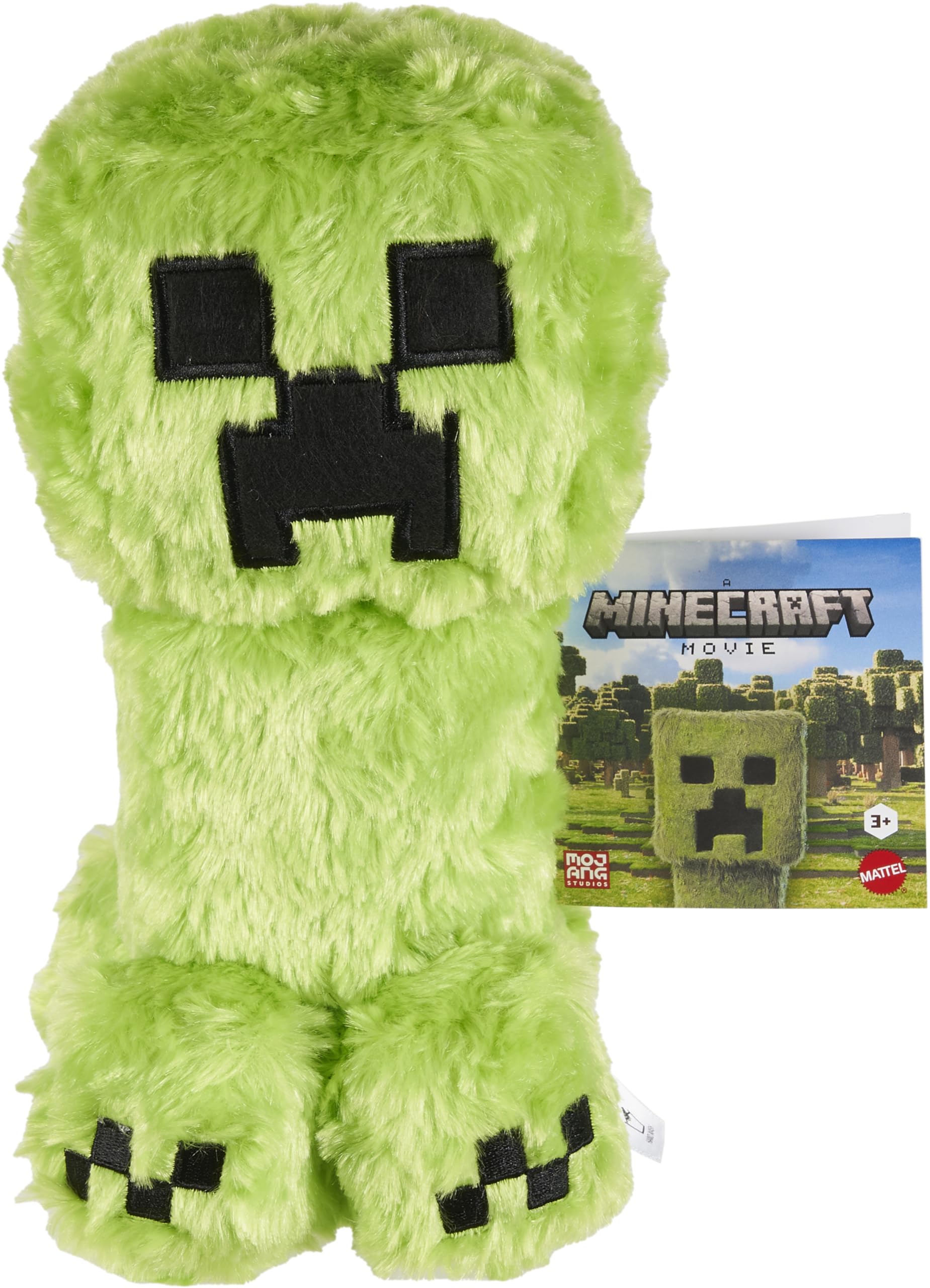 Foto 2 pulgar | Peluche Mattel Minecraft Creeper Inspirado En La Película Minecraft Creeper De 20 Cm - Venta Internacional.