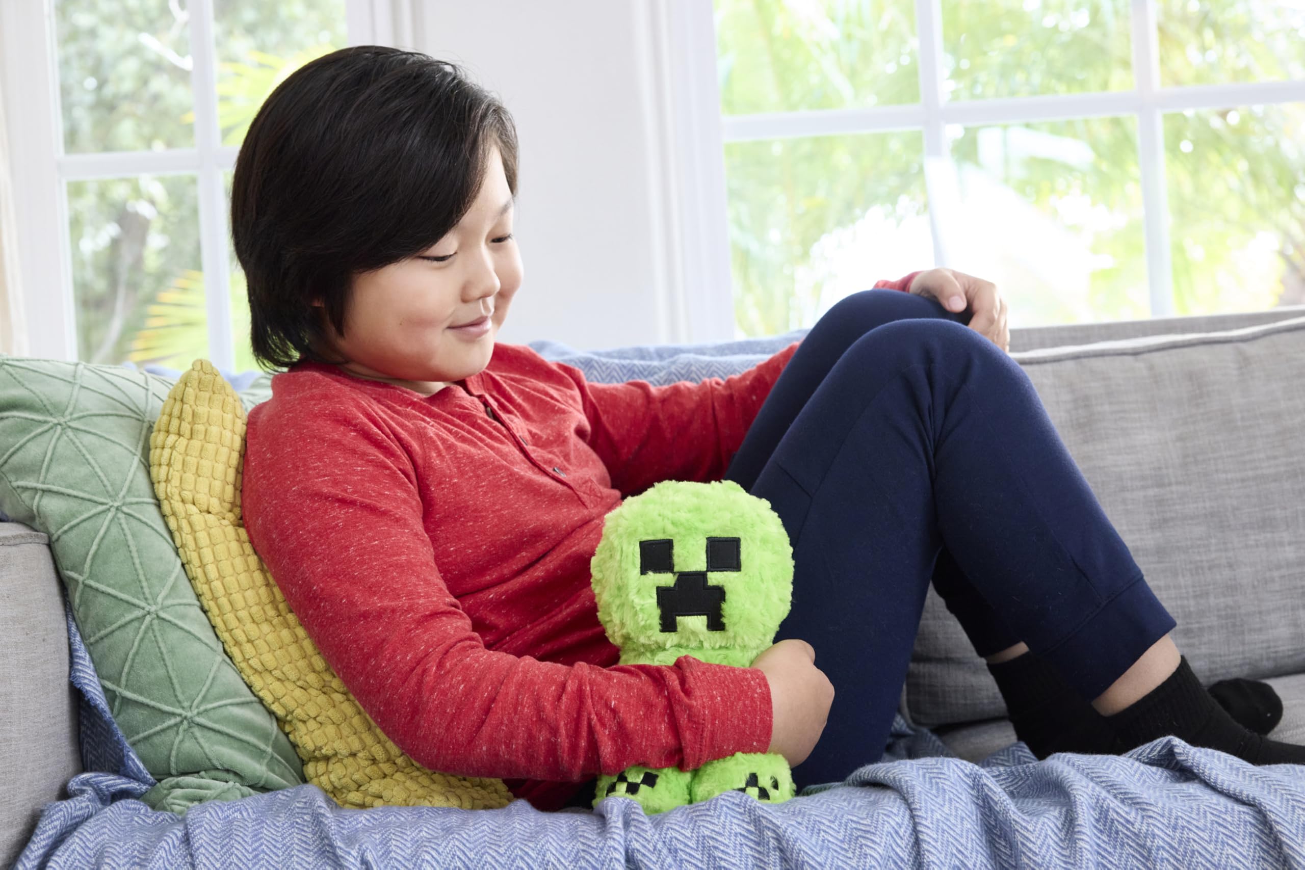 Foto 3 pulgar | Peluche Mattel Minecraft Creeper Inspirado En La Película Minecraft Creeper De 20 Cm - Venta Internacional.