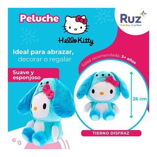 Foto 3 | Peluche Ruz Hello Kitty (dog Costume 30 Cm Azul)